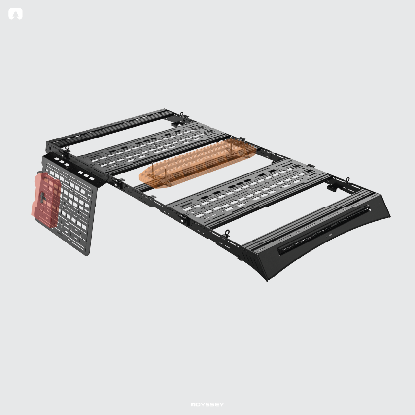 ODYSSEY EXPEDITION PRO ROOF RACK - VW T6/6.1 SWB