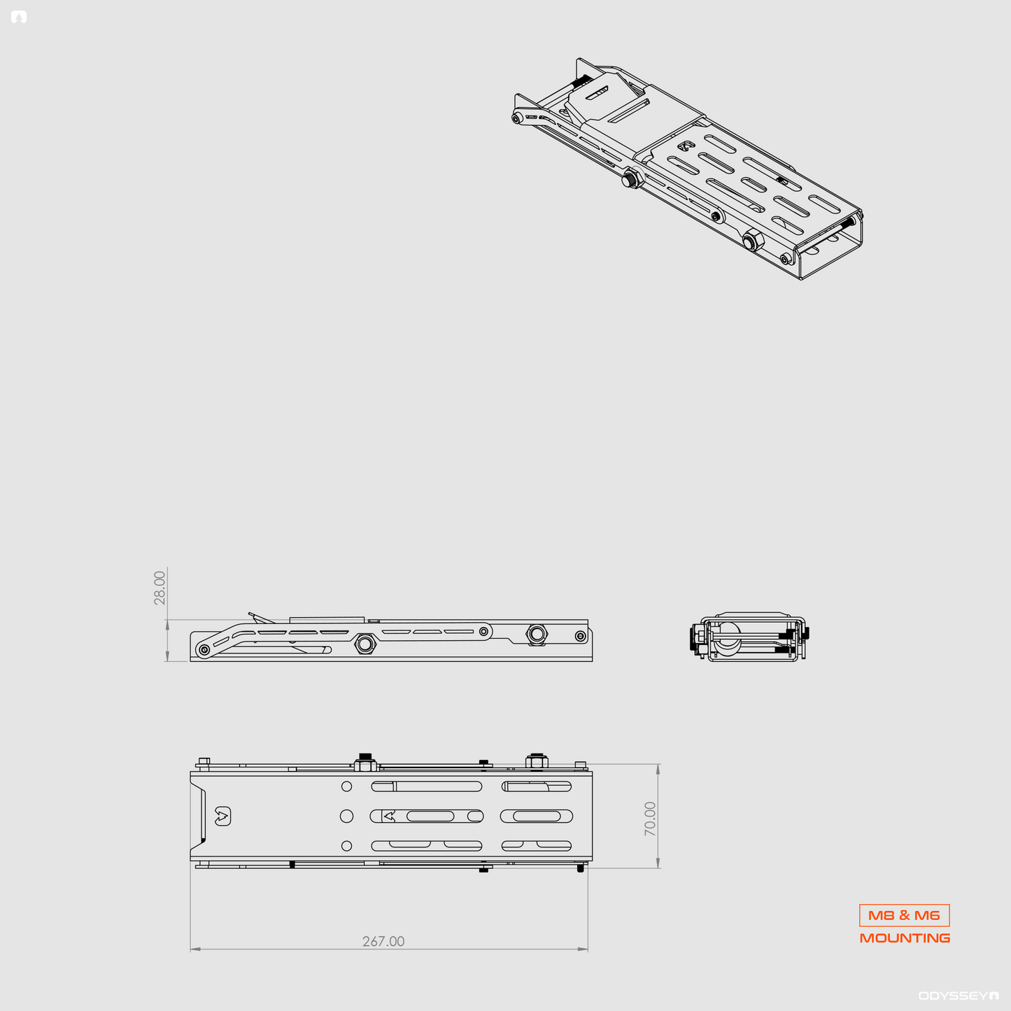ODYSSEY TERRALOCK HINGE | AWNING BRACKET